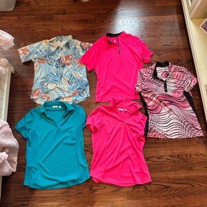 5 Tail & Lady Hagen Women's Short Sleeve Golf Shirts